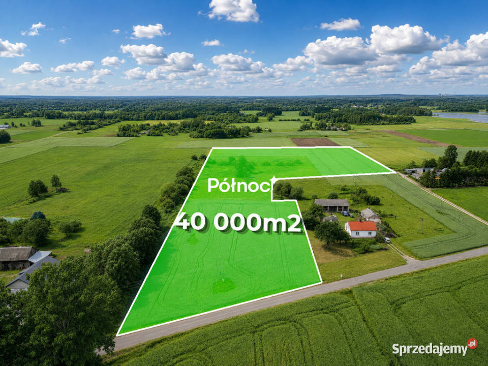 DZIAŁKA 40 000 m W STRĘCZYNIE MPZP Nowy Stręczyn sprzedam