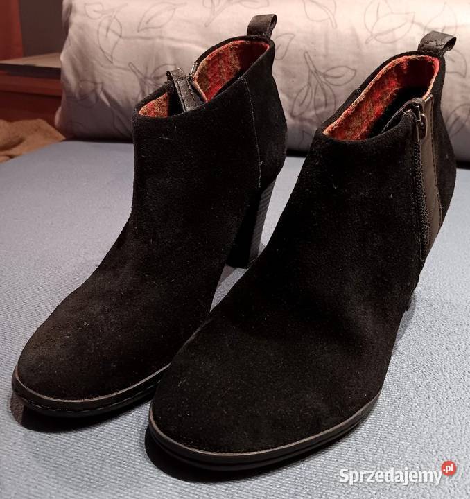 Skórzane botki Tommy Hilfiger opolskie