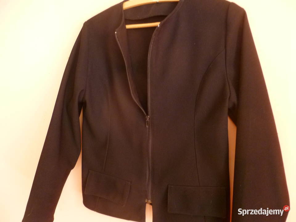 Zakiet czarny na zamek Bez wzoru Marynarki i żakiety Kraków sprzedam