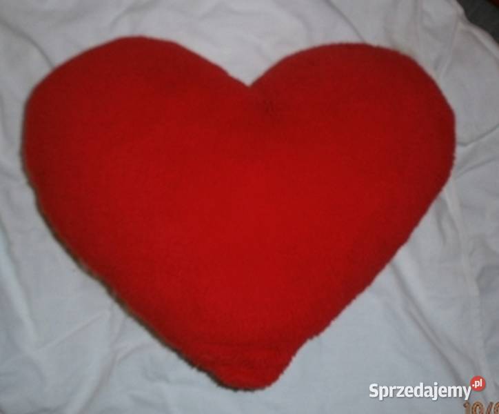 Poduszka Serce na Walentynki Pluszowa Kraków