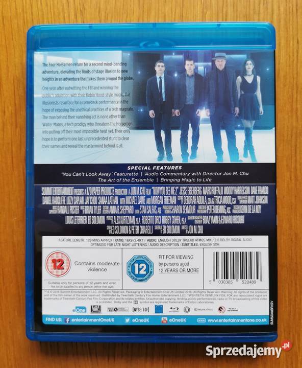 Now You See Me 2 Iluzja 2 Bluray En 2016 Filmy Parzęczew
