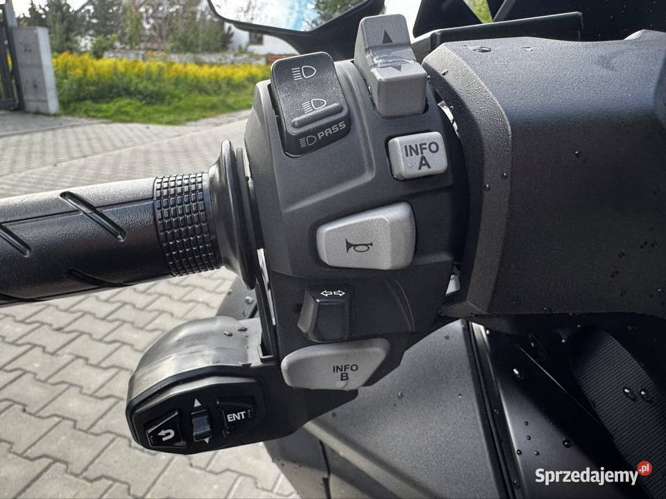 Honda Forza 350 salon wydech GPR szyba Kappa czarny Grodzisk Mazowiecki