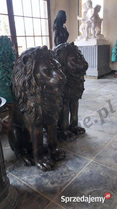 Lew z brązu H150 figura z brązu Szczecin