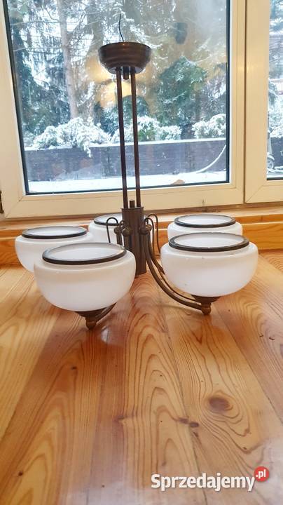 Żyrandol vintage loft Hornówek sprzedam