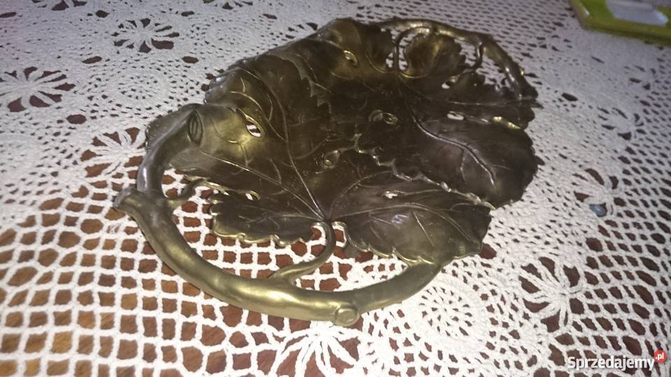 Stara Mosiężna Patera Oczyszczona i Kraków