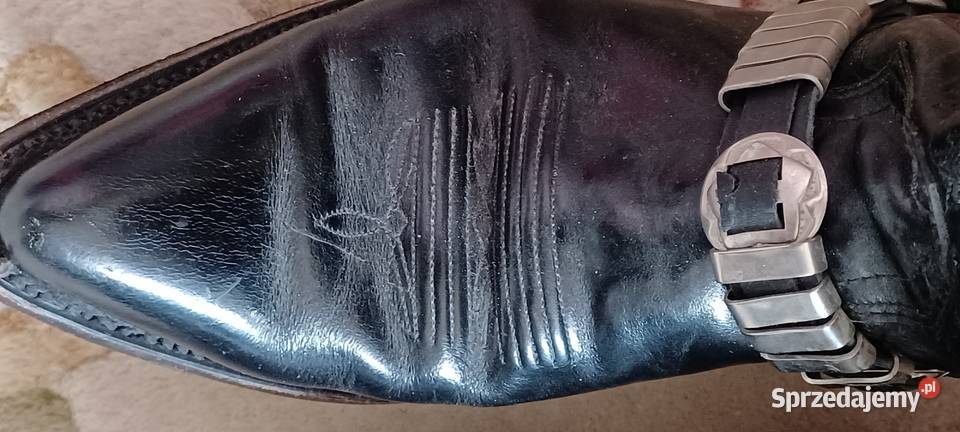 kowbojki twarda prawdziwa skóra INDIANA Poznań sprzedam