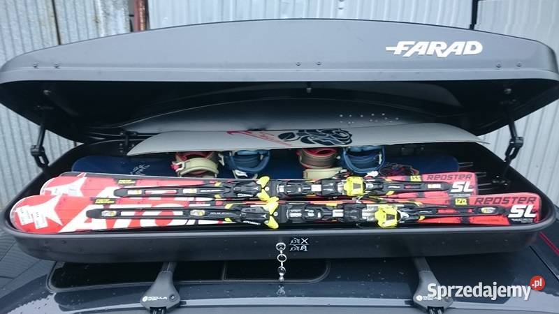BOX DACHOWY FARAD 430 L CZARNY 180 x 78 x 40 nie