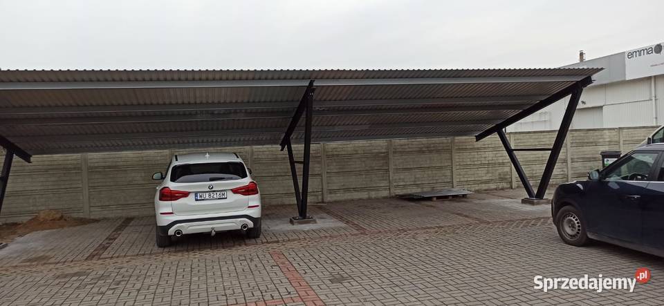 CARPORT 6x12 Wiata Fotowoltaiczna Konstrukcja Rawa Mazowiecka