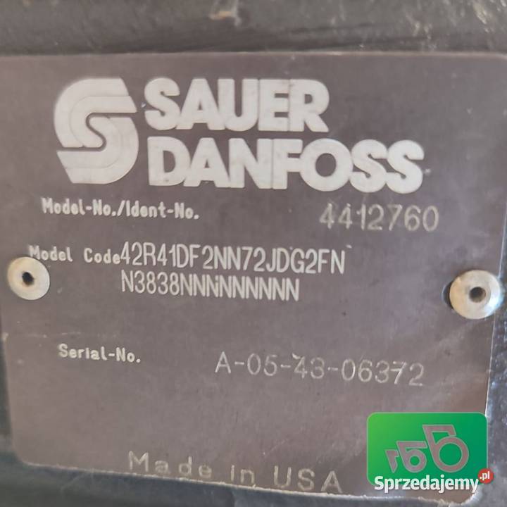 Pompa hydrauliczna 42R41 SAUER DANFOSS 4412760 Do ciągników Wilkowo