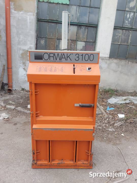 Belownica prasa zgniatarka do foli makulatury łódzkie