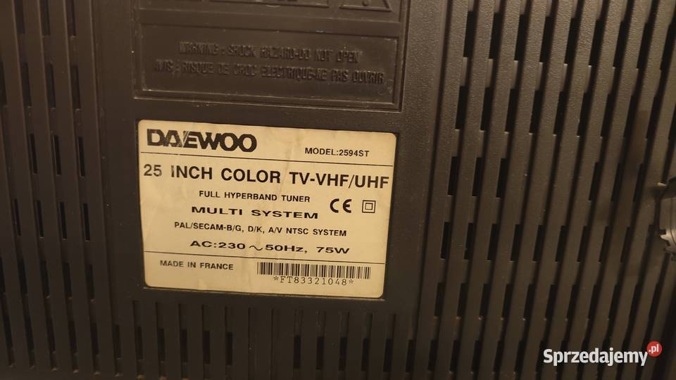 KULTOWE RETRO KINO Daewoo 25 Made in France LG Zestawy kina domowego Elbląg