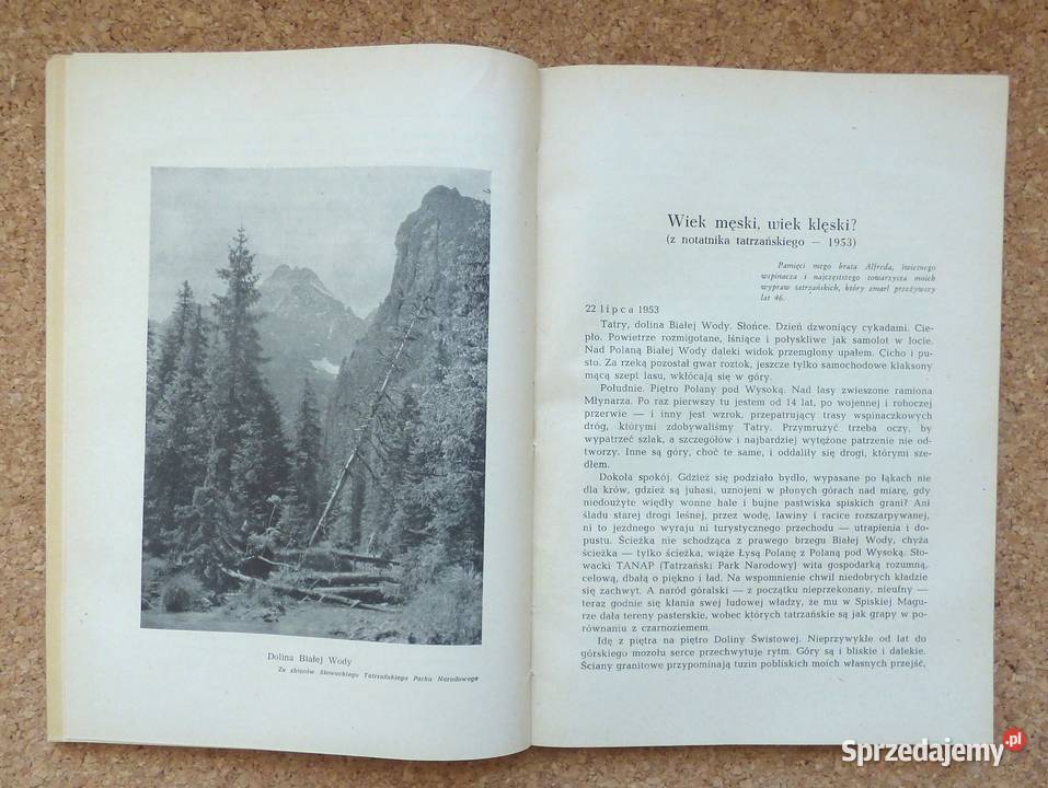 G Wierchy 1954 rocznik 23 Antykwariat Warszawa