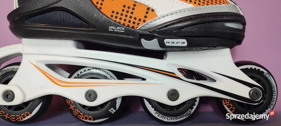 Rolki regulowane dzieci rozmiar 3538 junior Skating Jasień