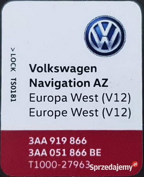VW RNS 315 aktualizacja map