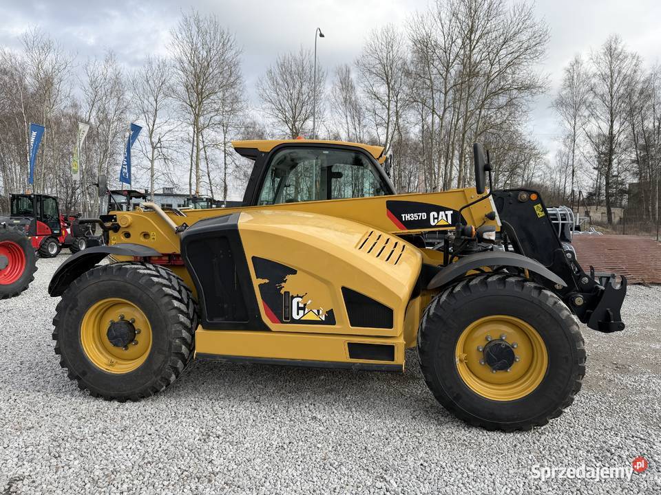 Caterpillar TH 357D ładowarka teleskopowa CAT podlaskie Zambrów sprzedam
