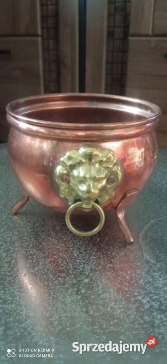 Doniczka miedzianomosiężna podlaskie Białystok