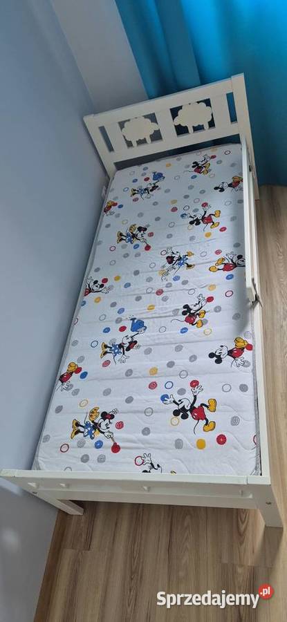 Łóżko dziecięce IKEA 70x160 materac oświetlenie dolnośląskie