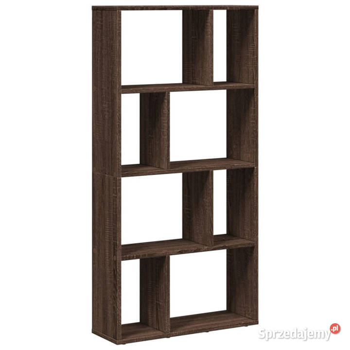 Regał brązowy dąb 60x20x120 materiał Regały Warszawa