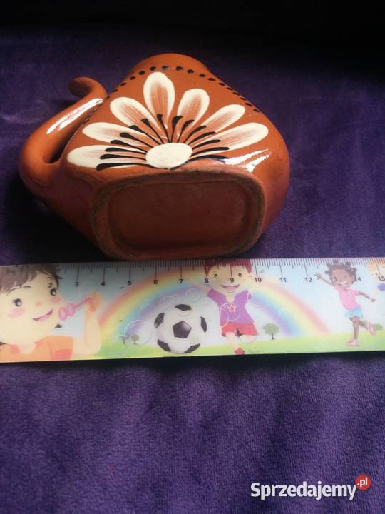 Pijałka fajans stara ceramika Choszczno