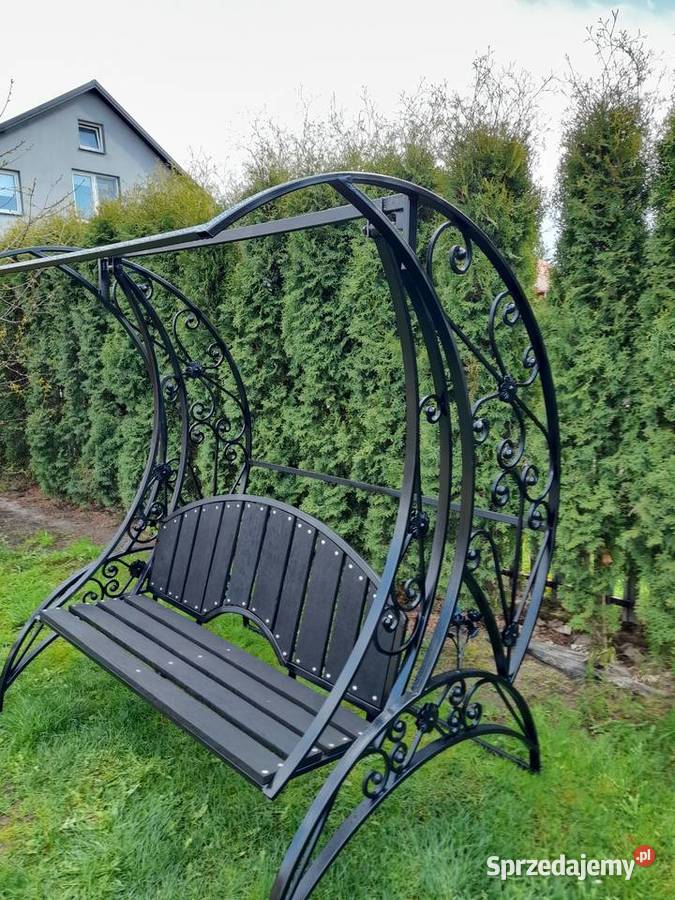 Huśtawka ogrodowa metalowa kuta Huśtawki Mień