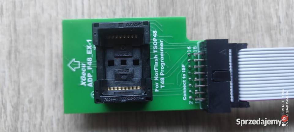 AdapterF48EX12 NOR Flash i NAND Flash do Xgecu Skalmierzyce