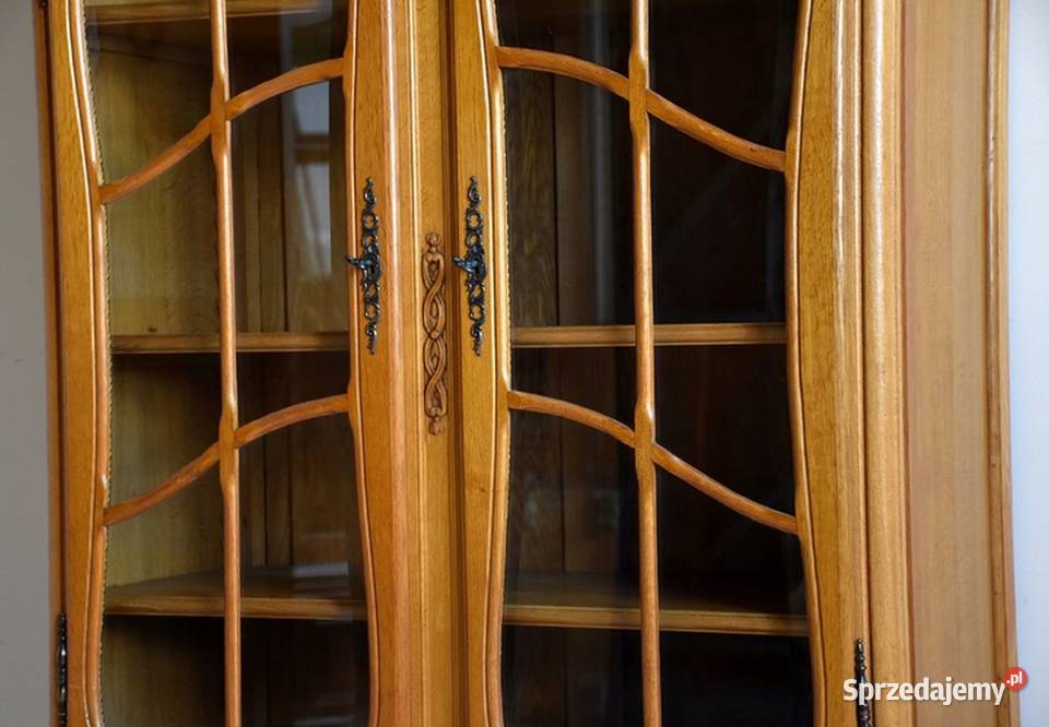 Piękna dębowa biblioteka ludwikowska sklep śląskie Dąbrowa Górnicza sprzedam