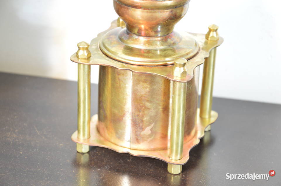 mosiężny ręczny MŁYNEK do kawy b stary Antyki Jastrzębie-Zdrój