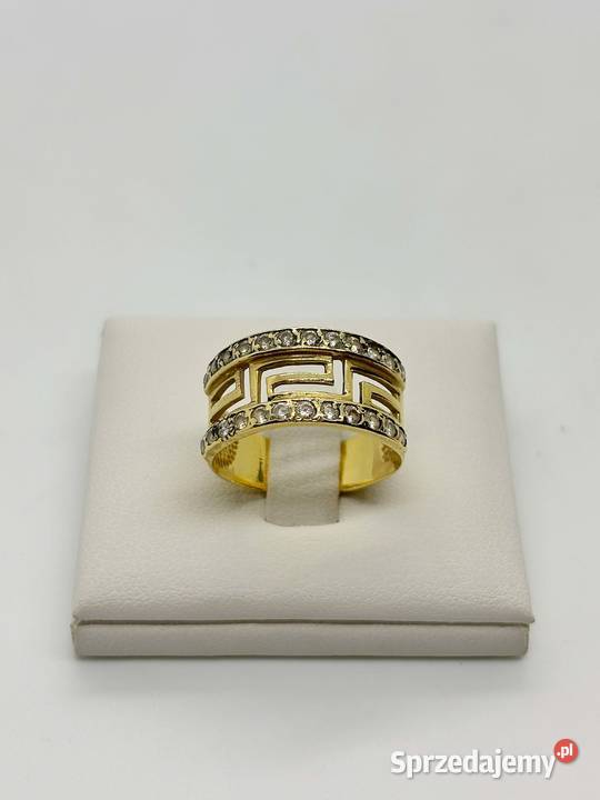 Nowy Złoty pierścionek pr 585 440g Rozmiar 17 Elbląg sprzedam