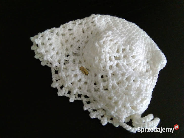 Komplet do chrztu dziewczynki wykonany na Lubin