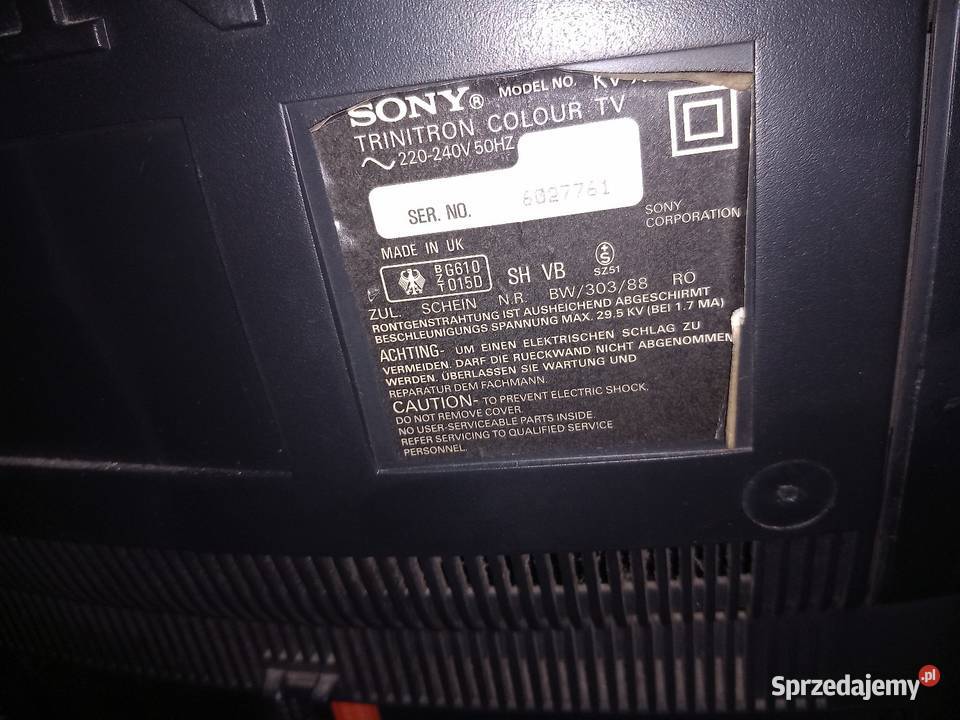 Sony trinitron 29 kvx2961D do playstation Sony Krze Duże