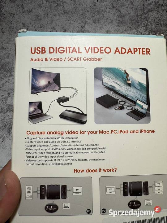 Karta przechwytywania video VHS scart usb Sułkowice