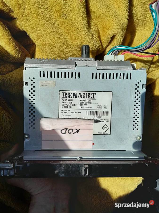 Radio samochodowe renault Warszawa