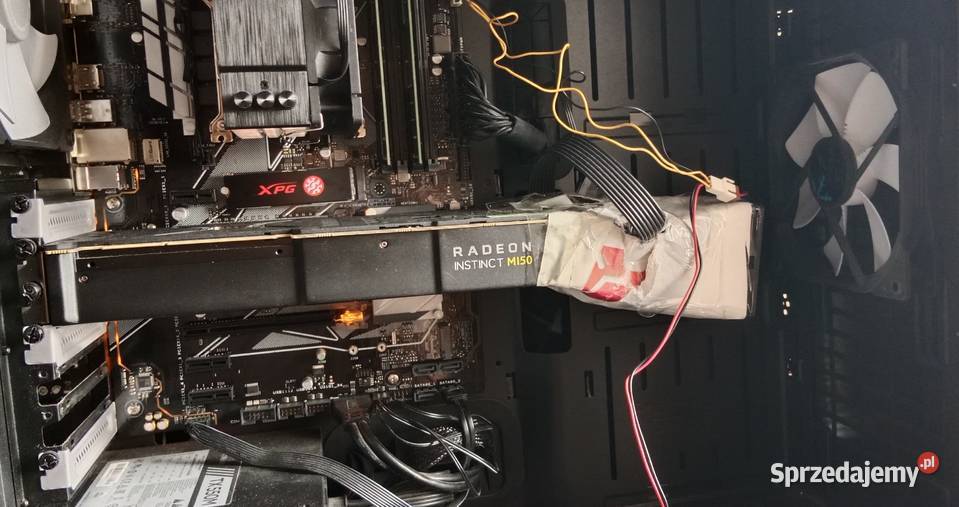 AMD Radeon Instinct MI50 16GB serverowa wersja