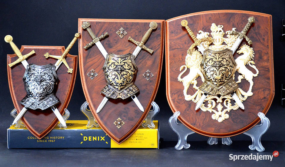Panoplia dekoracja tarcza herbowa z Środa Wielkopolska