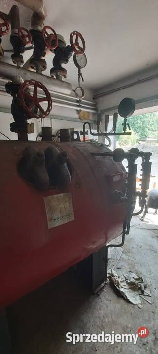 Piec parowy na olej opałowy z palnikiem Sonina