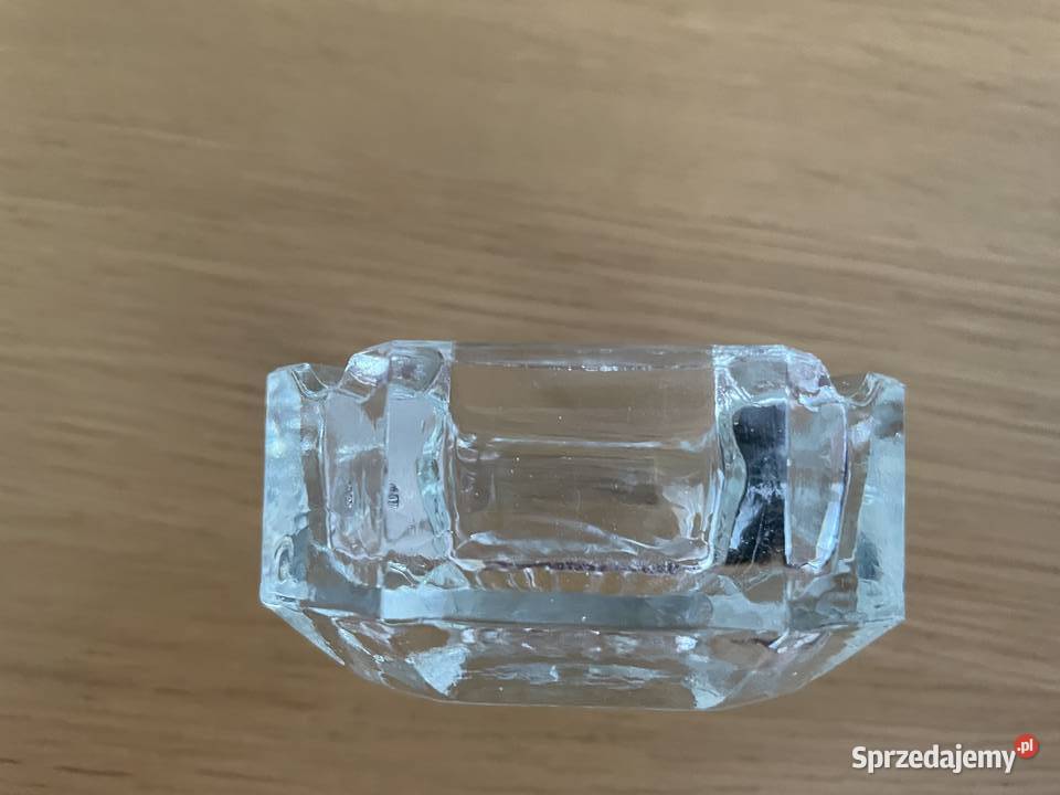 mała stara szklana popielniczka Pruszcz Gdański