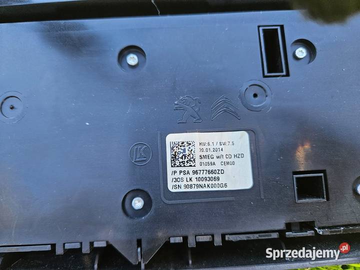 Peugeot 308 T9 radio nawigacja 9808294580 sprzedam