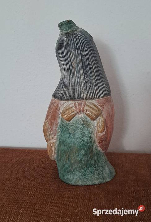 piękna drewniana figurki Japonki w kimonie Warszawa sprzedam