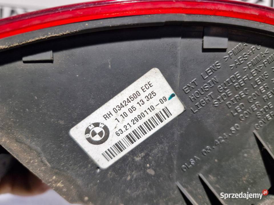 BMW X1 E84 LAMPY TYŁ KOMPLET LEWA PRAWA ORYGINAŁ dolnośląskie
