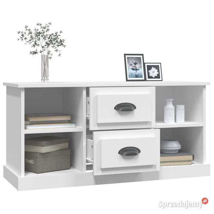 Szafka pod TV biała 995x355x48 materiał Warszawa