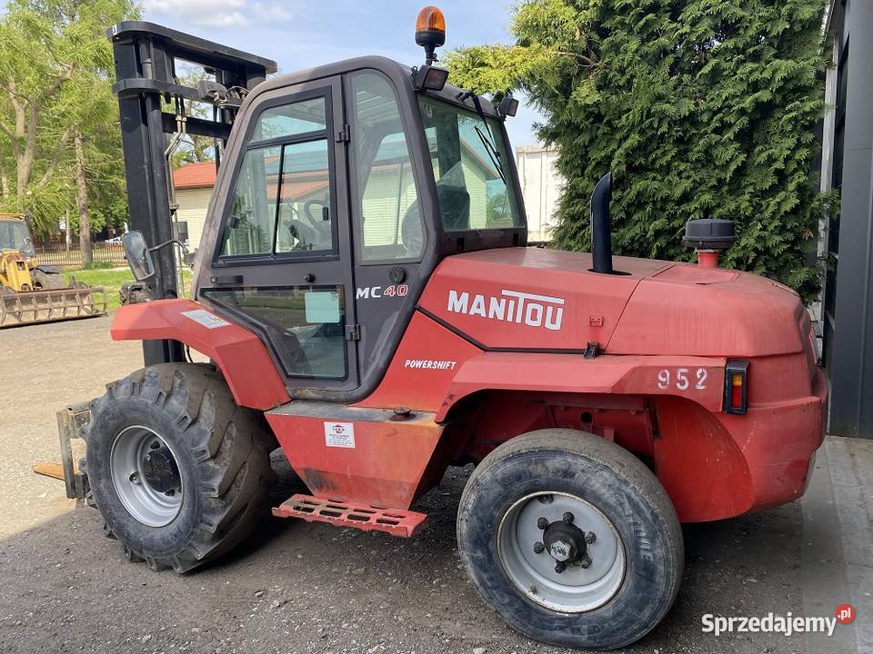 wózek widłowy terenowy MANITOU MC40 2005r Biała