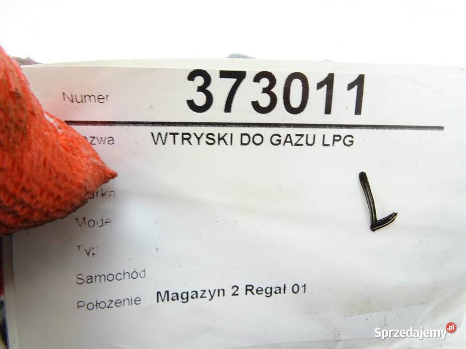 WTRYSKI DO GAZU LPG WTRYSK GAZU GAZOWY