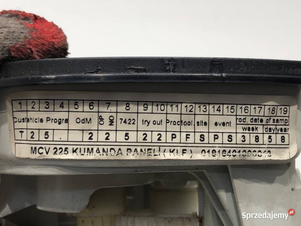 PANEL STEROWANIA NAWIEWU PEUGEOT BIPPER Van podkarpackie