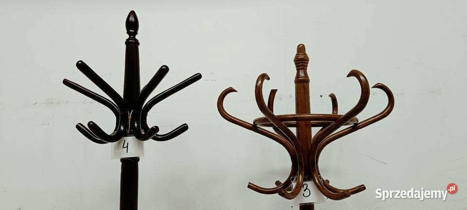 wieszak na ubrania model Thonet stylowy gięty Radomsko