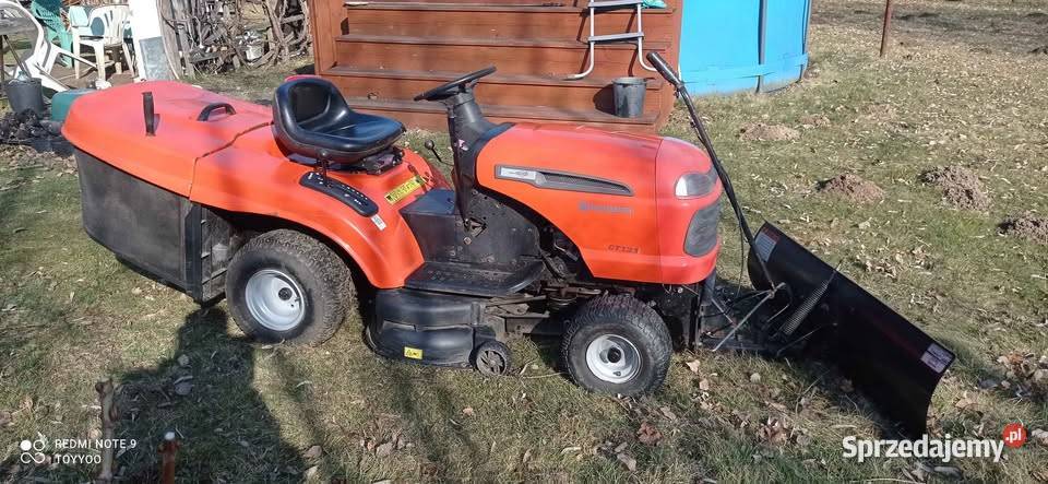 Traktorek kosiarka Husqvarna CT 131 z pługiem Wadowice