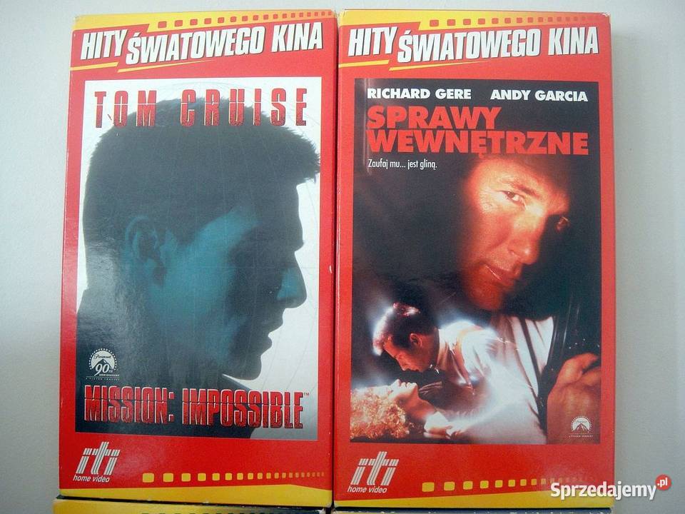 Hity światowego kina na kasetach video VHS 3 i więcej Filmy