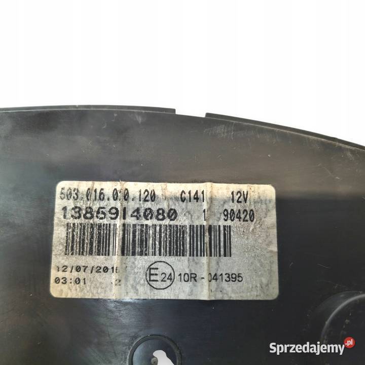 LICZNIK ZEGARY 1385914080 Fiat Ducato Boxer osobowe