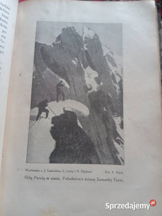 Książka 1934 MZaruski Na bezdrożach Tatrzańskich sprzedam