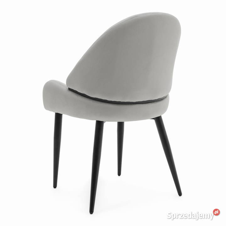 Krzesło Tapicerowane Bergamo Jasnoszare Wysyłka Tarchały Małe