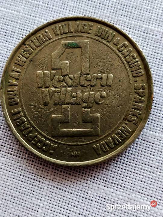 Kolekcjonerski Żeton 1 dolar Western Village Gniezno